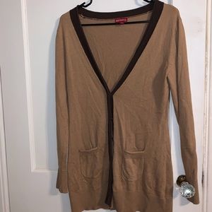 Merona brown cardigan